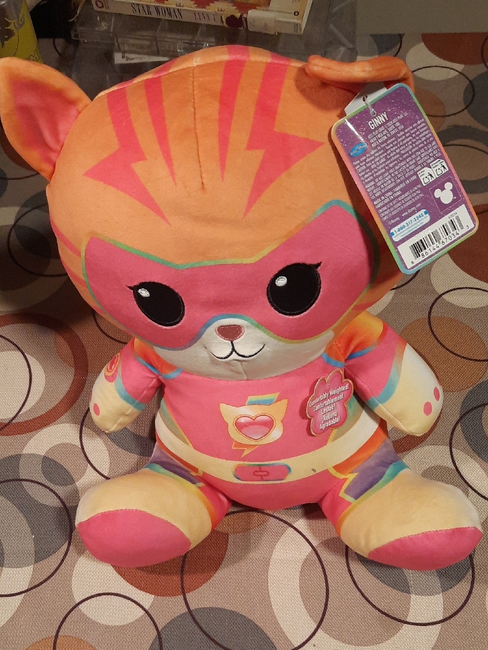 Disney Plush Weighted Super Kitty Anxiety And Stress Relief